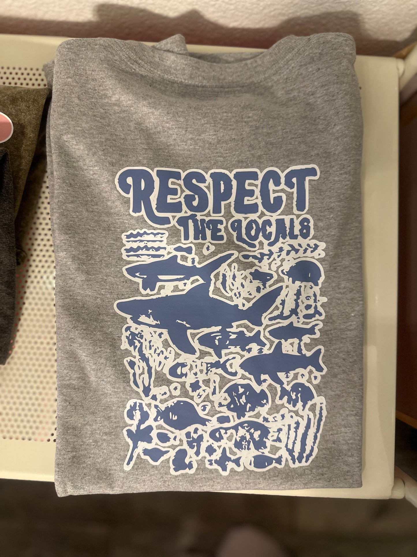 Clever Play on words "Respect The Locals" Tee Available meow