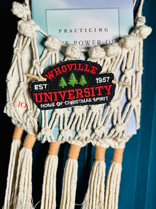 "Whoville University" Christmas Patch